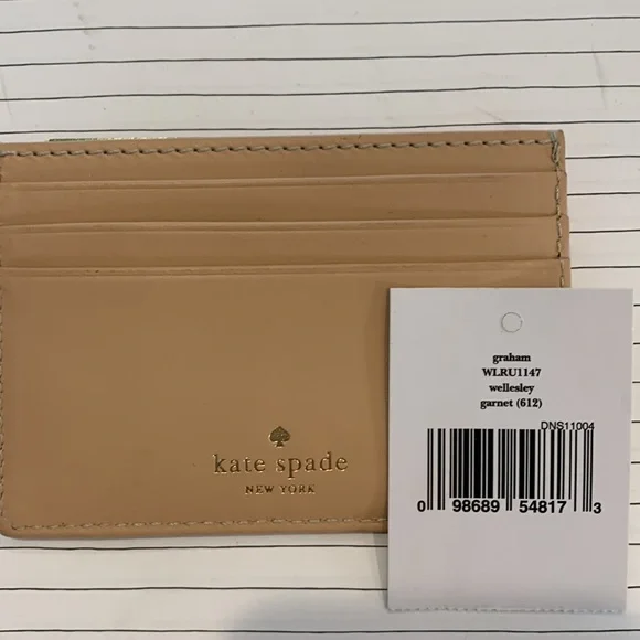 Kate Spade red credit card wallet - Picture 4 of 4